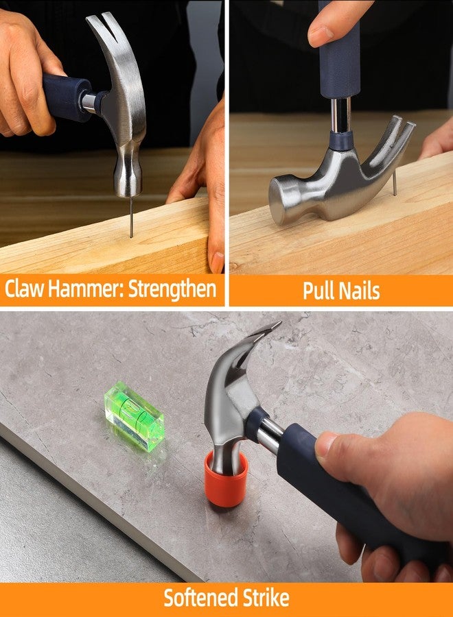 Finder Small Tool Kit 19 Piece General Household Tool Set, Mini Tool Kit Basic Hand Tools Kit with Plastic Toolbox Storage Case for Home Repair (Orange) - Image 5