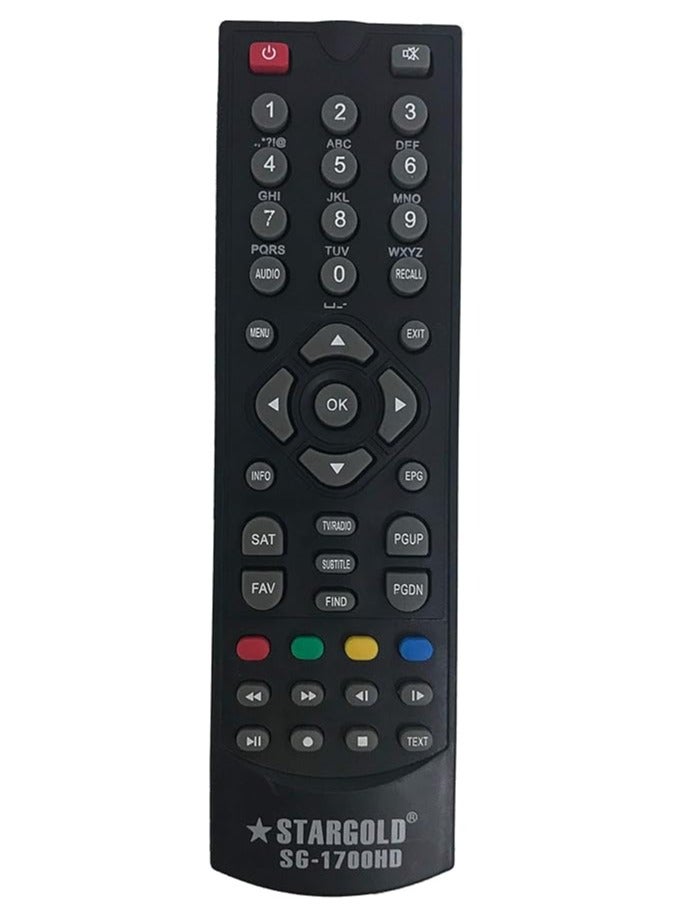 ستارجولد جهاز تحكم عن بعد لاجهزة الريسيفر الفضائية من ستار جولد - SG-1700 HD - Image 1