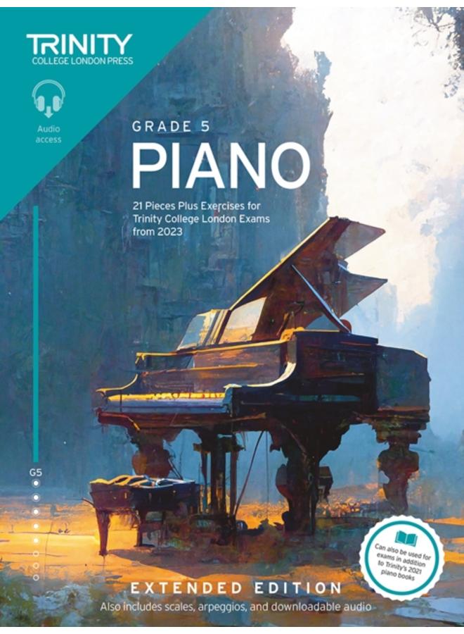 Trinity College London Piano Exam Pieces Plus Exercises from 2023: Grade 5: Extended Edition 