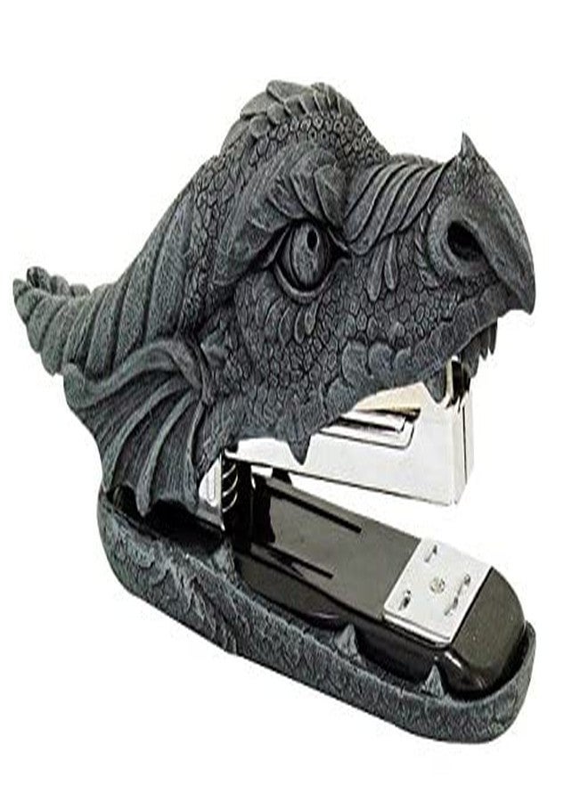 باسيفيك جيفتوير مجموعة أدوات مكتبية من Pacific Giftware، تتضمن دباسة تنين حارس ومزيل دباسة - Image 2