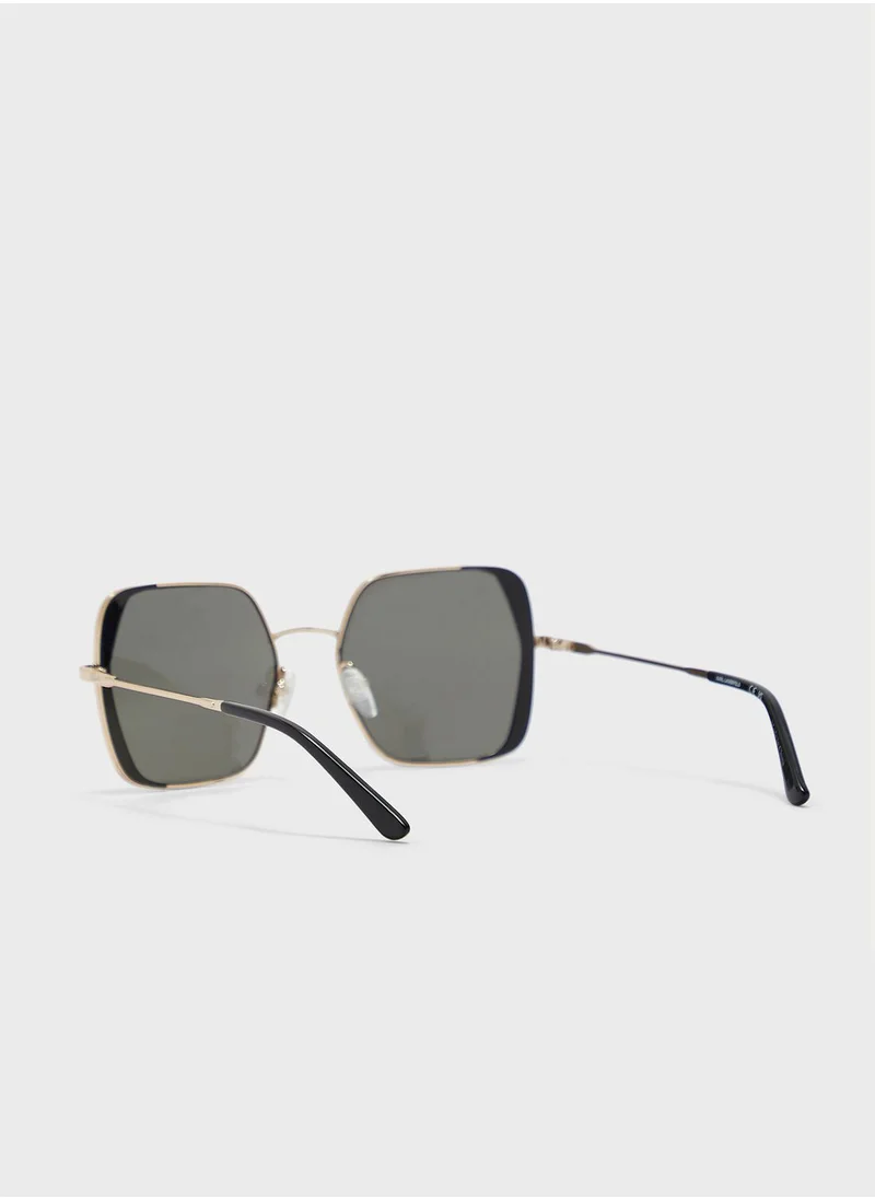 Karl Lagerfeld Modified Rectangle Sunglasses