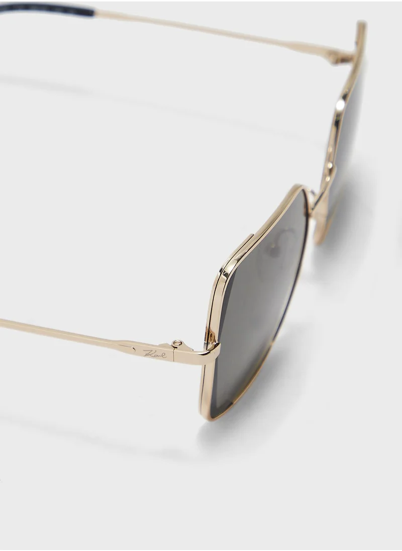 Karl Lagerfeld Modified Rectangle Sunglasses