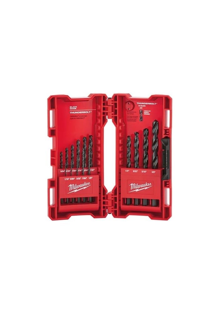 Milwaukee 15-Piece Thunderbolt Black Oxide Drill Bit Set - Image 3