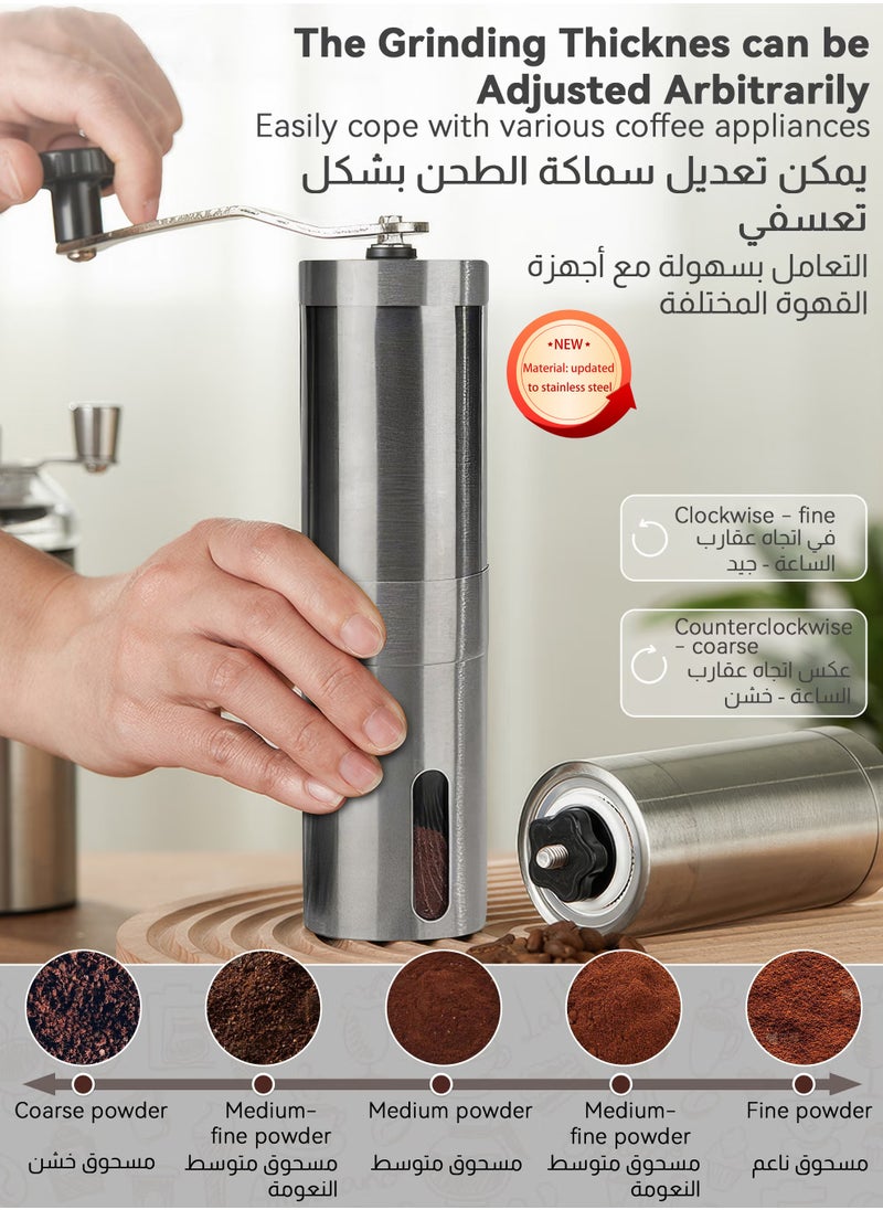 بوليفياز طقم صانعة قهوة ، طقم أكياس قهوة V60 ، طقم ماكينة صنع القهوة بالتنقيط 12 قطعة ، غلاية قهوة ، فنجان قهوة ، كوب نازف ، مطحنة فول ، ورق ترشيح مع حقيبة محمولة  - Image 2