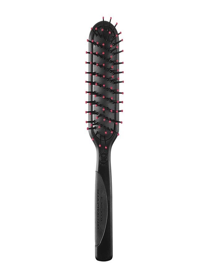 Cricket Static Free Sculpting 680 Cushion Hair Brush - Anti-Static Nylon Bristles, Non-Snag and Scalp-Friendly Design, Padded Cushion with Non-Slip Handle for Effortless Styling on All Hair Types - Image 1