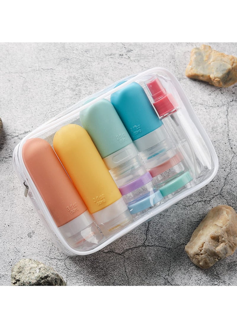 Fanski 16 Pack Travel Bottles Set - TSA Approved Leak Proof Silicone Squeezable Containers for Toiletries, Conditioner, Shampoo, Lotion & Body Wash Accessories - Image 5