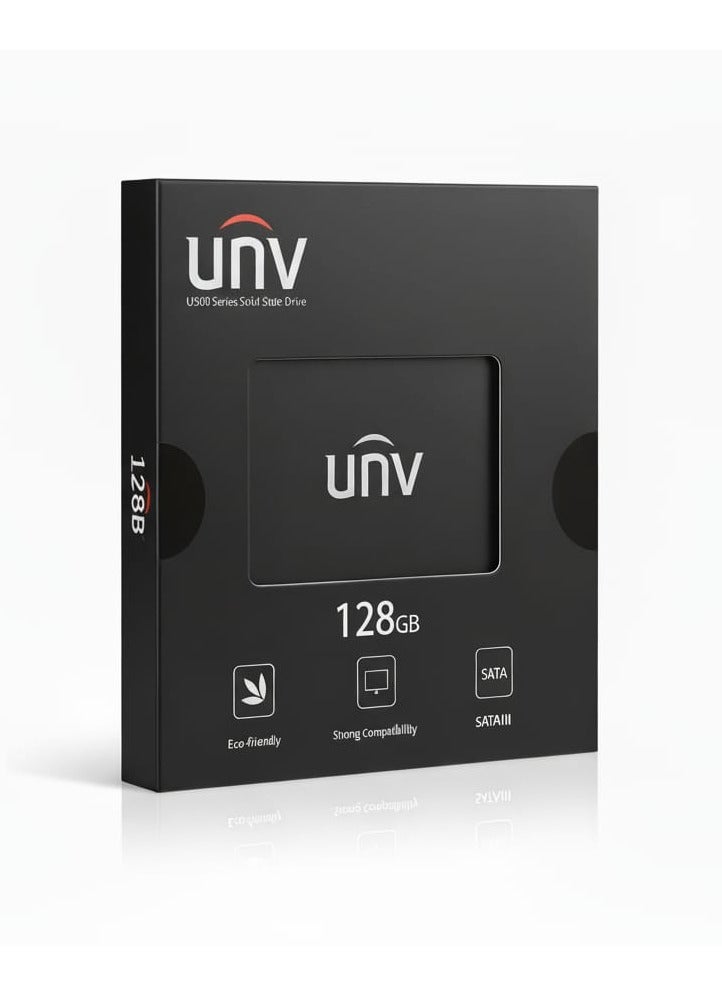Uniview SSD-128G-S3 128GB SATA III Solid State Disk with 550MB/s Read and 490MB/s Write Speeds - Image 1
