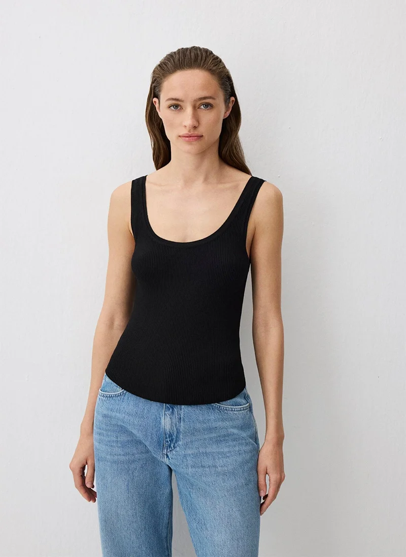 MAVI Black Knit Tank Top