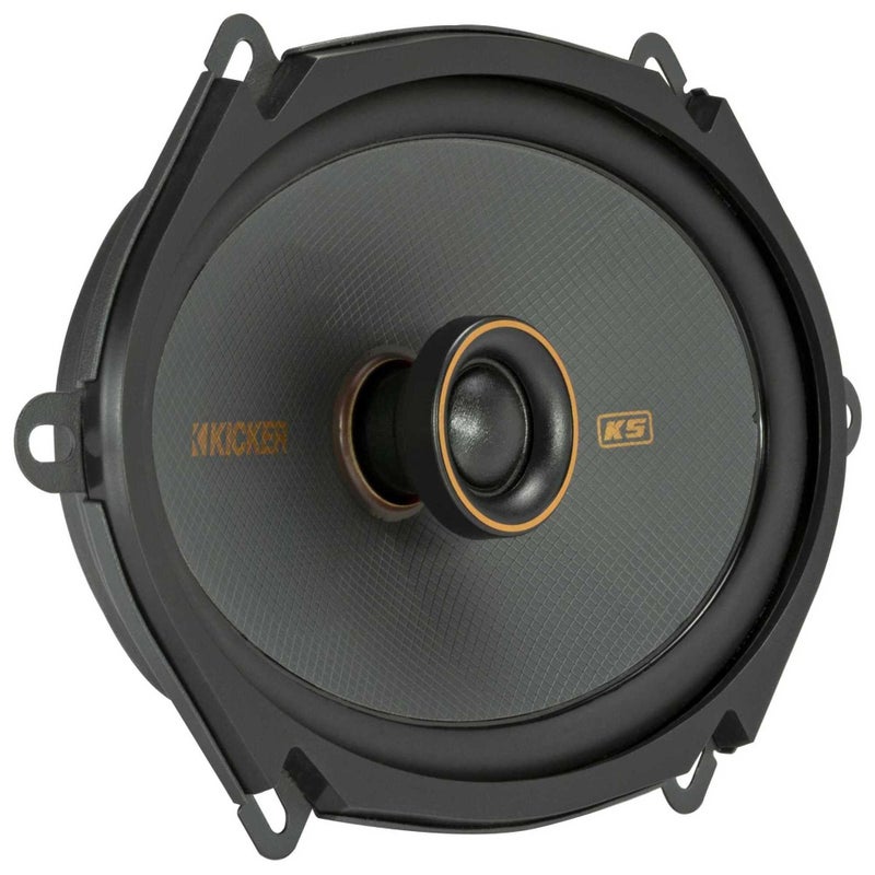 Kicker 51KSC6804 KS-Series 6x8 Coaxial Speakers with .75" tweeters, 4-Ohm, Pair - Image 4