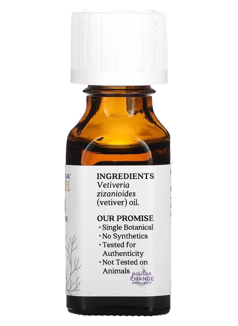 Aura Cacia Pure Essential Oil Vetiver 15 ml  - Image 2