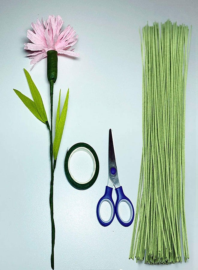ZOENHOU 300 PCS 16 Inch 14 Gauge Floral Wire, Green Floral Stem Crafting Wire for DIY Crafts, Flower Making Supplies Florist Arrangements and Decorations - Image 5