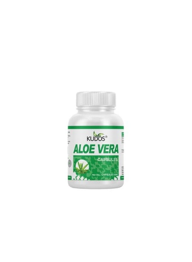 Kudos Ayurveda Aloe Vera Capsules for Respiratory, Digestive, and Inflammatory Issues - Image 1