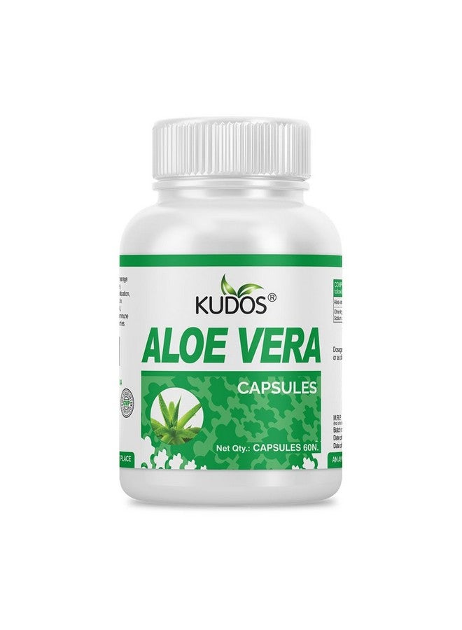 Kudos Ayurveda Aloe Vera Capsules for Respiratory, Digestive, and Inflammatory Issues - Image 2