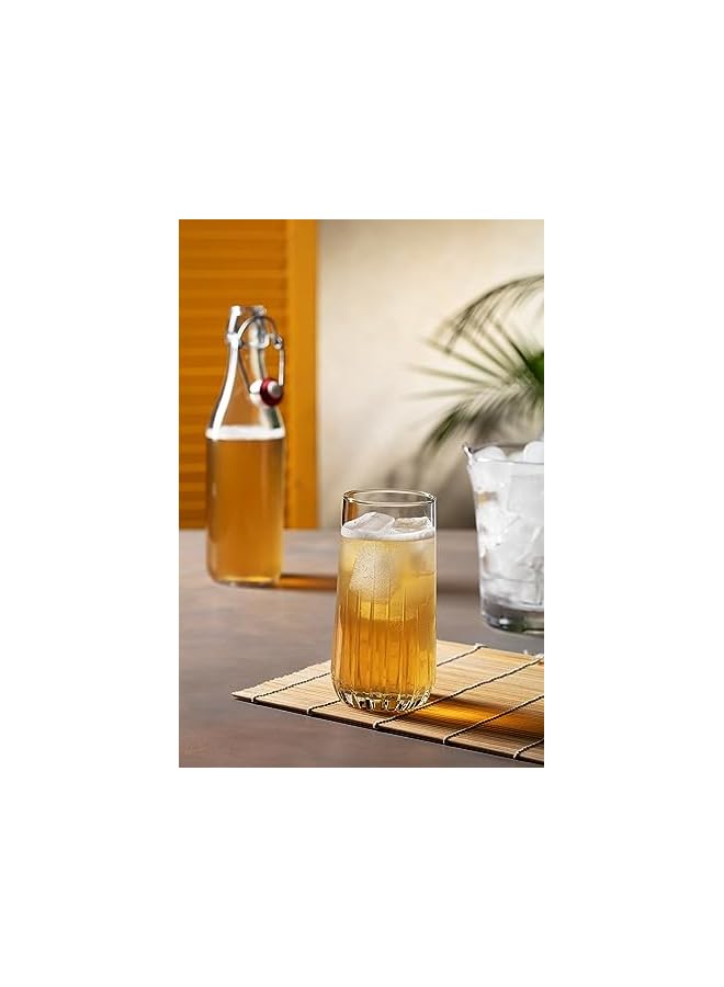 S-TOP Linka Set of 6 Glasses for Soda, Juice, Water, (500CC) - Image 2