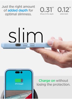Spigen Ultra Hybrid iPhone 14 Pro Case Cover - Sierra Blue  - Image 3
