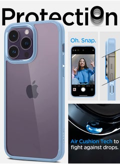 Spigen Ultra Hybrid iPhone 14 Pro Case Cover - Sierra Blue  - Image 4