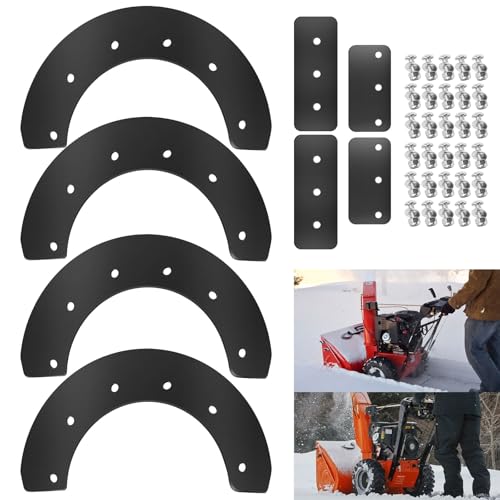 KINTLE 302565MA, 302565, 335992 Snow Thrower Paddle Set -Compatible with 20, 21 or 22" Craftsman, Noma,Murray Snow Thrower 302565ma,1687312SM, with 90 Pieces Hardware - 8 Pack - Image 1