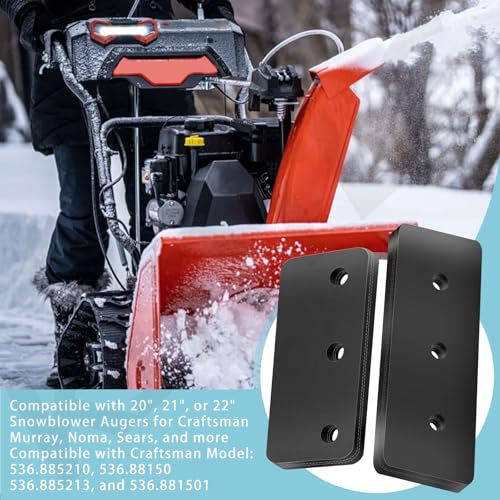KINTLE 302565MA, 302565, 335992 Snow Thrower Paddle Set -Compatible with 20, 21 or 22" Craftsman, Noma,Murray Snow Thrower 302565ma,1687312SM, with 90 Pieces Hardware - 8 Pack - Image 4