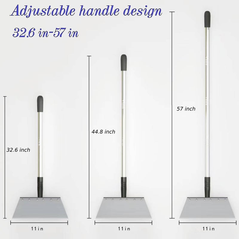 RISETEX Multifunctional Garden Shovel â€“ 54" Heavy Duty Stainless Steel Cleaning Tool with Adjustable Handle for Weeding, Lawn Edging, Snow/Ice Removal & Digging, Durable Outdoor Spade & Scraper - Image 3