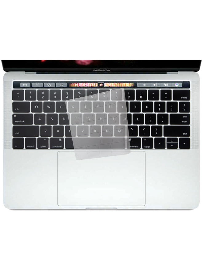 Applicable To MacBook Apple Notebook Keyboard Film Mac Air11Pro1315 Lightweight TPU Computer Protective Sticker-Color:Transparent Tpu Keyboard Membrane-Size:US Version A2141 Covers Touch Area