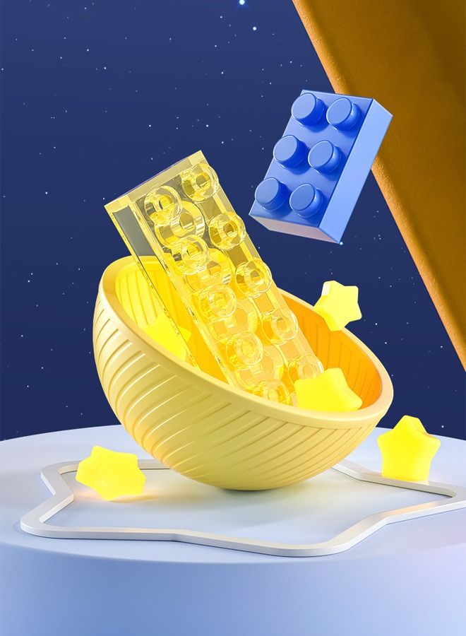 396-Piece Photo Frame Astronaut Mini Blocks Building Sets, Micro Stacking Blocks Sets Toy with LED Light, Brick Construction Series Assembling Building Blocks Intelligent Development Toys