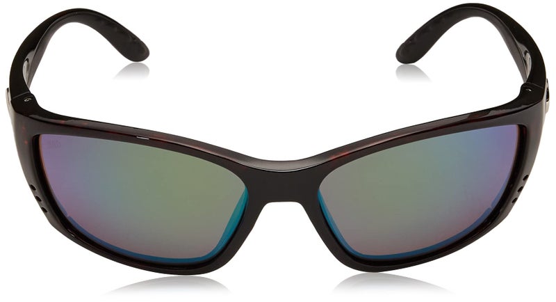 Costa Del Mar Mens Fisch Rectangular Sunglasses, Tortoise/Copper Green Mirrored Polarized-580G, 64 mm - Image 4