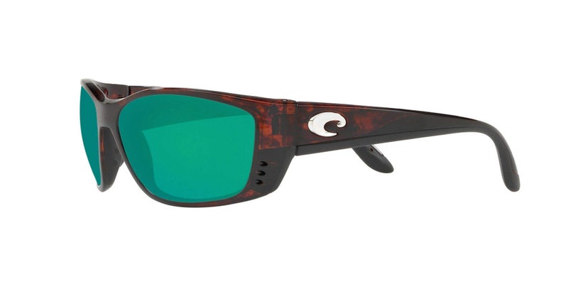 Costa Del Mar Mens Fisch Rectangular Sunglasses, Tortoise/Copper Green Mirrored Polarized-580G, 64 mm - Image 3