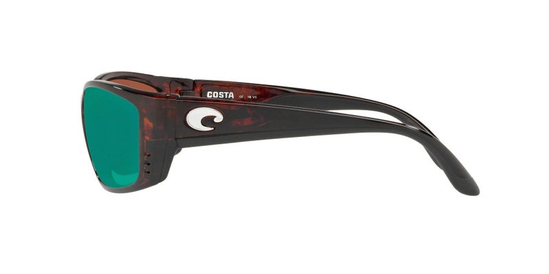 Costa Del Mar Mens Fisch Rectangular Sunglasses, Tortoise/Copper Green Mirrored Polarized-580G, 64 mm - Image 5