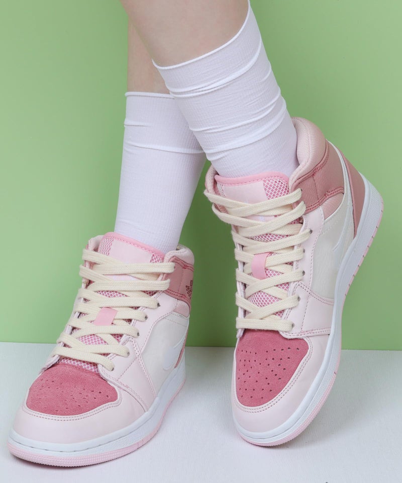 Handshop Wide Flat Athletic Shoelaces 5/16"(2 Pair) - Shoe Laces for Sneakers and Casual Shoes Replacements Beige+Off White 55 inch (140cm) - Image 3