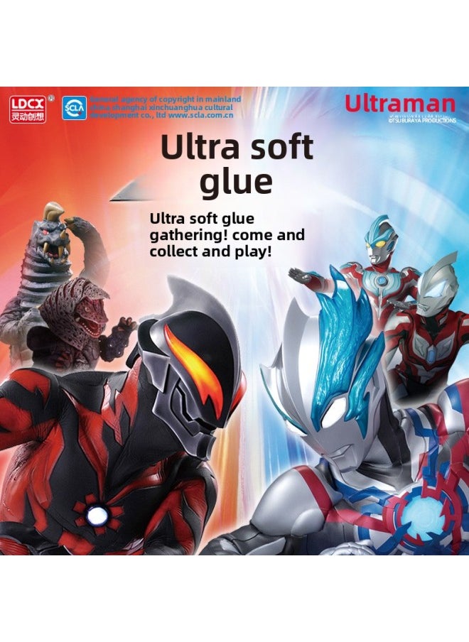Generic - Genuine Smart Ultraman Soft Rubber Toy Movable Children Boy Monster Full Set Of Hand-made Doll-Color:A Random Soft Plastic Blind Box [ultraman Model] - Image 1