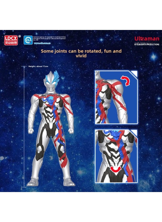 Generic - Genuine Smart Ultraman Soft Rubber Toy Movable Children Boy Monster Full Set Of Hand-made Doll-Color:A Random Soft Plastic Blind Box [ultraman Model] - Image 1