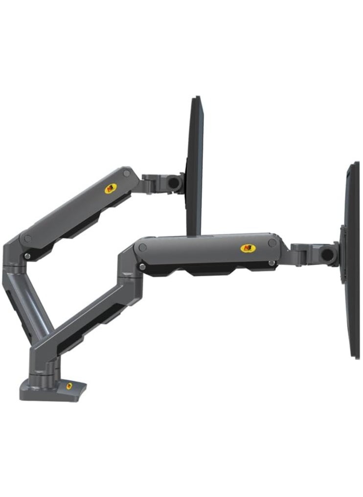 NB NORTH BAYOU - Dual-screen monitor stand G75 computer display stand arm horizontal and vertical screen desktop rotating base stand - Image 1