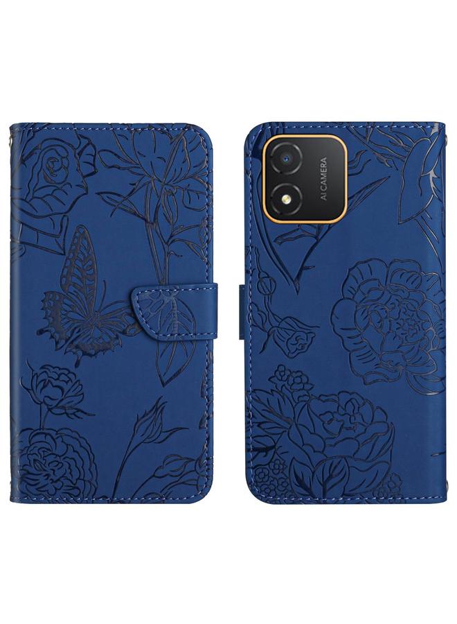 زبون جراب هاتف Honor X5 4G HT03 من الجلد المرن المنقوش بنقشة الفراشة - Image 1