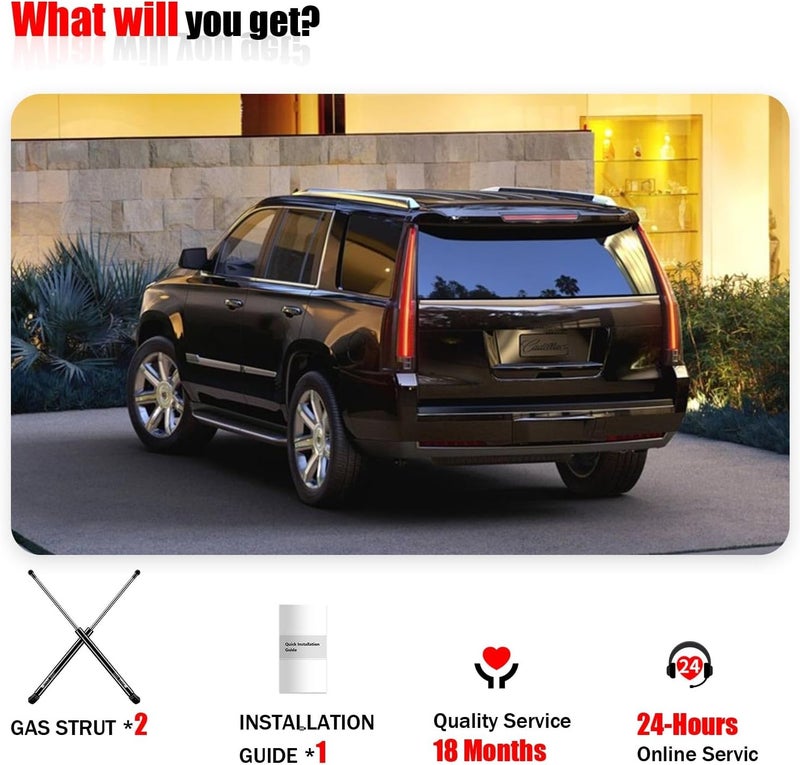 IAQWE Rear Hatch Tailgate Lift Supports 6156 - Image 4