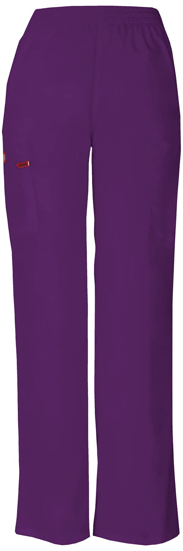 Dickies Women's EDS Signature Natural Rise Pull-On Pant, Eggplant, XX-Small Petite - Image 2