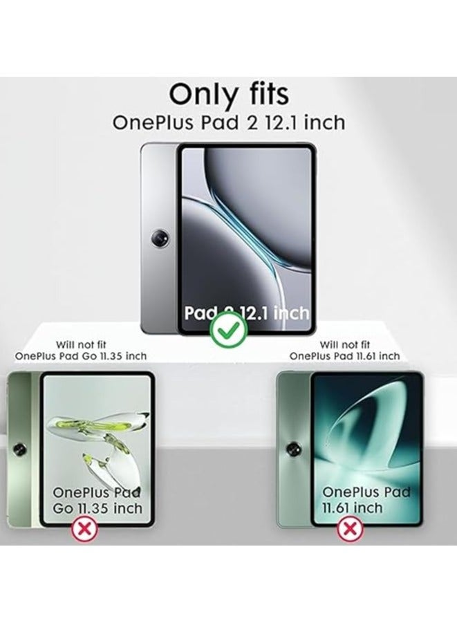 Muzz Tempered Glass Screen Protector for OnePlus Pad 2 12.1 inch Scratch Resistant Easy Installation  Bubble Free 1-Pack - Image 2