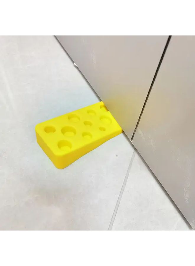 2PCS Mouse And Cheese Door Stop Durable Heavy Duty Base Pet Family Safe Multi Color - Image 5