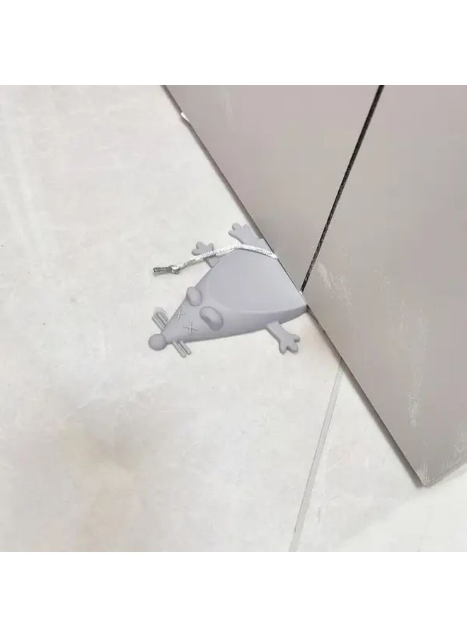 2PCS Mouse And Cheese Door Stop Durable Heavy Duty Base Pet Family Safe Multi Color - Image 2