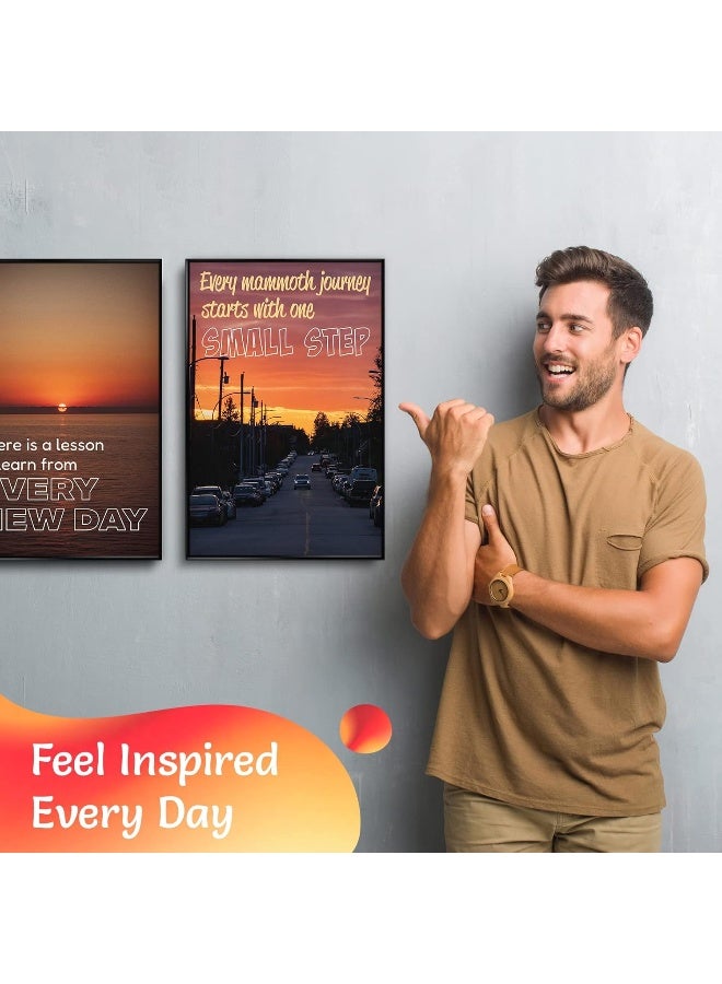 Throwback Traits Inspirational Posters With Quotes - Motivational Wall Art, Back To School, Motivational Posters For Office, Inspirational Posters, Motivational Wall Decor, Set Of 6 11X17 In - Image 3
