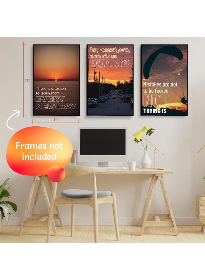 Throwback Traits Inspirational Posters With Quotes - Motivational Wall Art, Back To School, Motivational Posters For Office, Inspirational Posters, Motivational Wall Decor, Set Of 6 11X17 In - Image 4