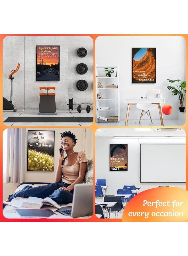 Throwback Traits Inspirational Posters With Quotes - Motivational Wall Art, Back To School, Motivational Posters For Office, Inspirational Posters, Motivational Wall Decor, Set Of 6 11X17 In - Image 2