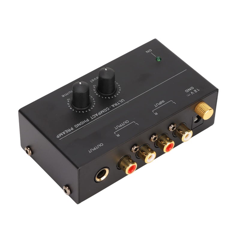 Low Noise Stereo Phono Turntable Preamp Input Output Sensitive US Plug - Image 5