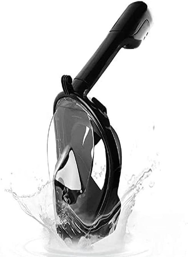 MUGATH Full Face Snorkel Mask, Snorkeling Gear with Camera Mount,180° Panoramic Diving Mask with Waterproof Case,Snorkeling Set for Kids and Adults (Black L/XL) - Image 5