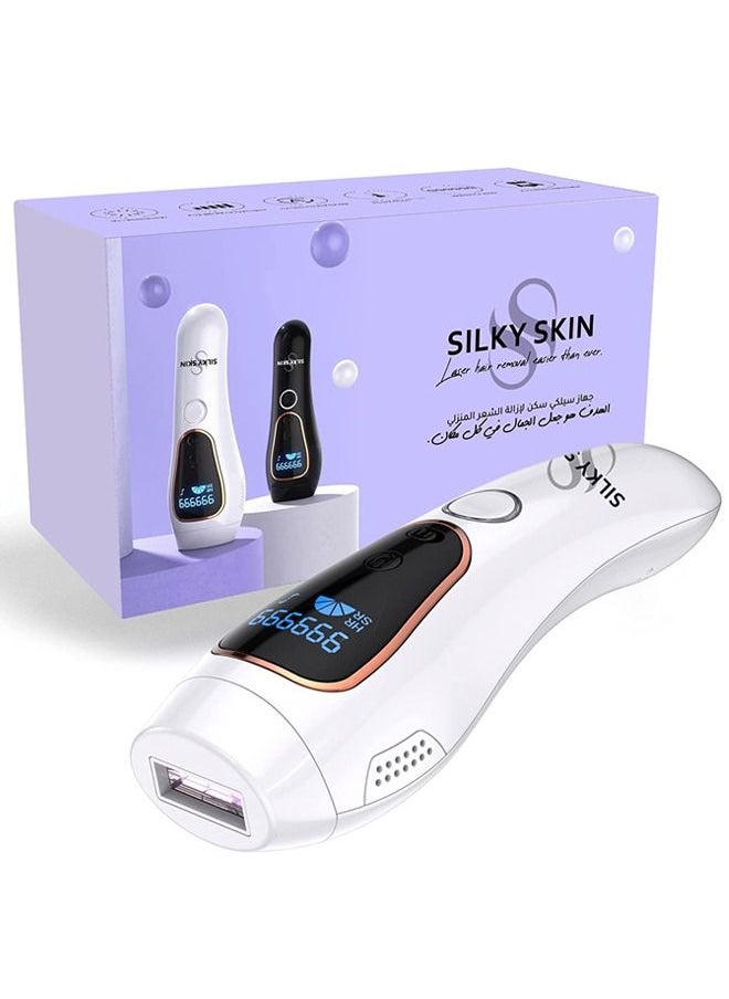 Silky Skin SilkySkin Hair Removal laser home user NEW 2023 - White  - Image 1