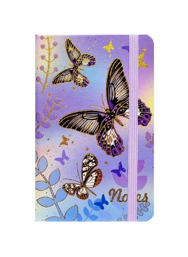 Notebook A5 with elastic band, 80 sheets