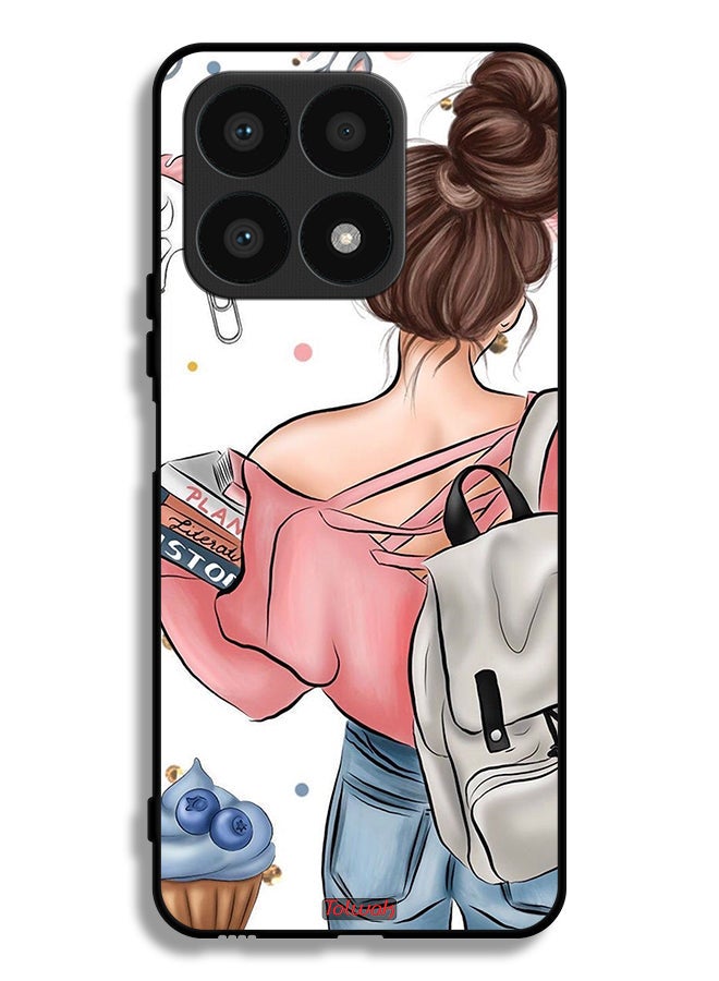 Tolwak Honor X8a Protective Case Cover Books In Hands - Image 1