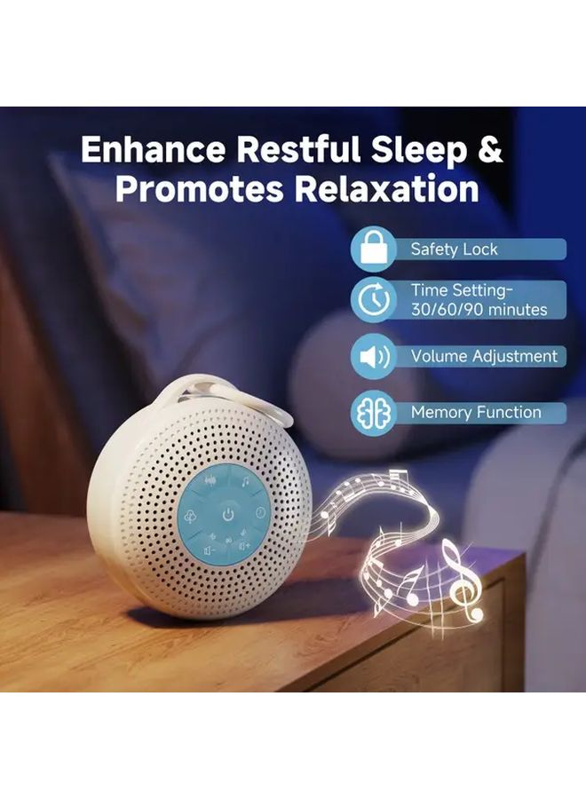 Blue White Noise Sound Machine For Yoga Meditation Sleep Calming Audio Player - Image 3