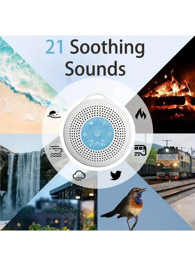 Blue White Noise Sound Machine For Yoga Meditation Sleep Calming Audio Player - Image 5