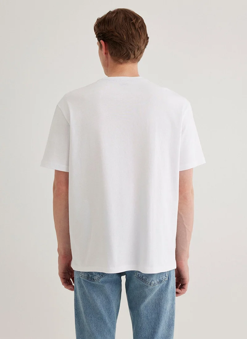 MAVI Mavi Logo Printed White T-Shirt