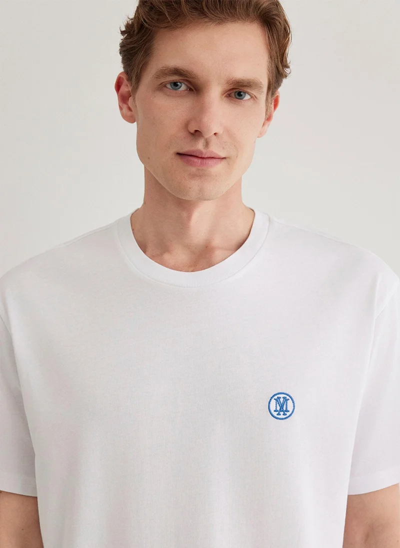 MAVI Mavi Logo Printed White T-Shirt